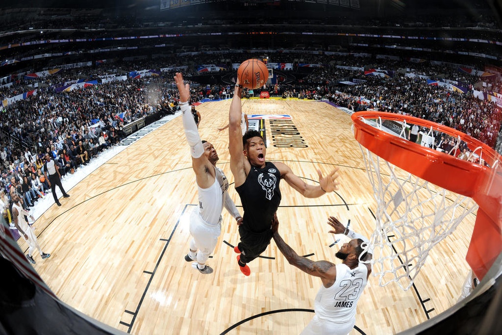 NBA All Star Game: Ο ΛεΜπρόν νίκησε Αντετοκούνμπο και πήρε το θρίλερ (photos+video)