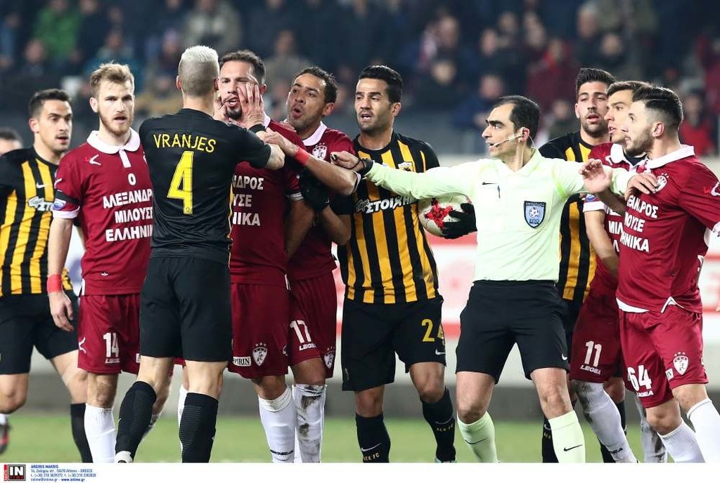 Χαμός στο ΑΕΛ-ΑΕΚ με Ναζλίδη και Βράνιες! (photos)