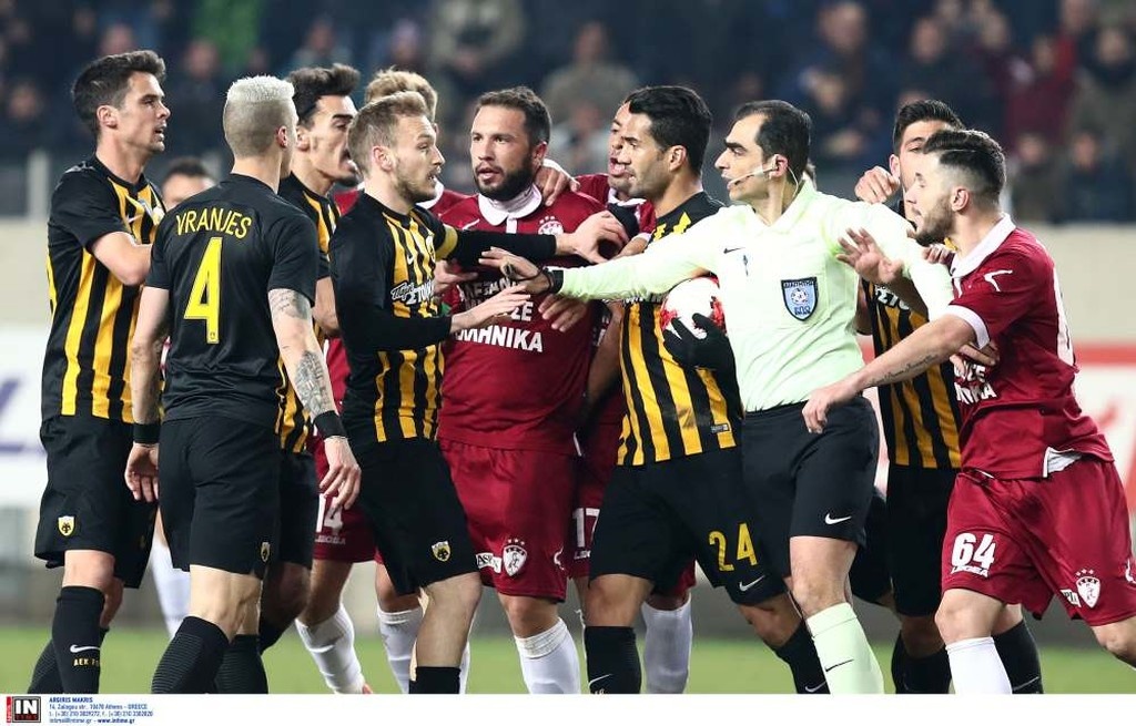 Χαμός στο ΑΕΛ-ΑΕΚ με Ναζλίδη και Βράνιες! (photos)