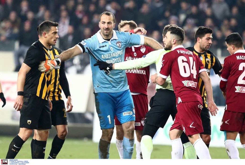 Χαμός στο ΑΕΛ-ΑΕΚ με Ναζλίδη και Βράνιες! (photos)