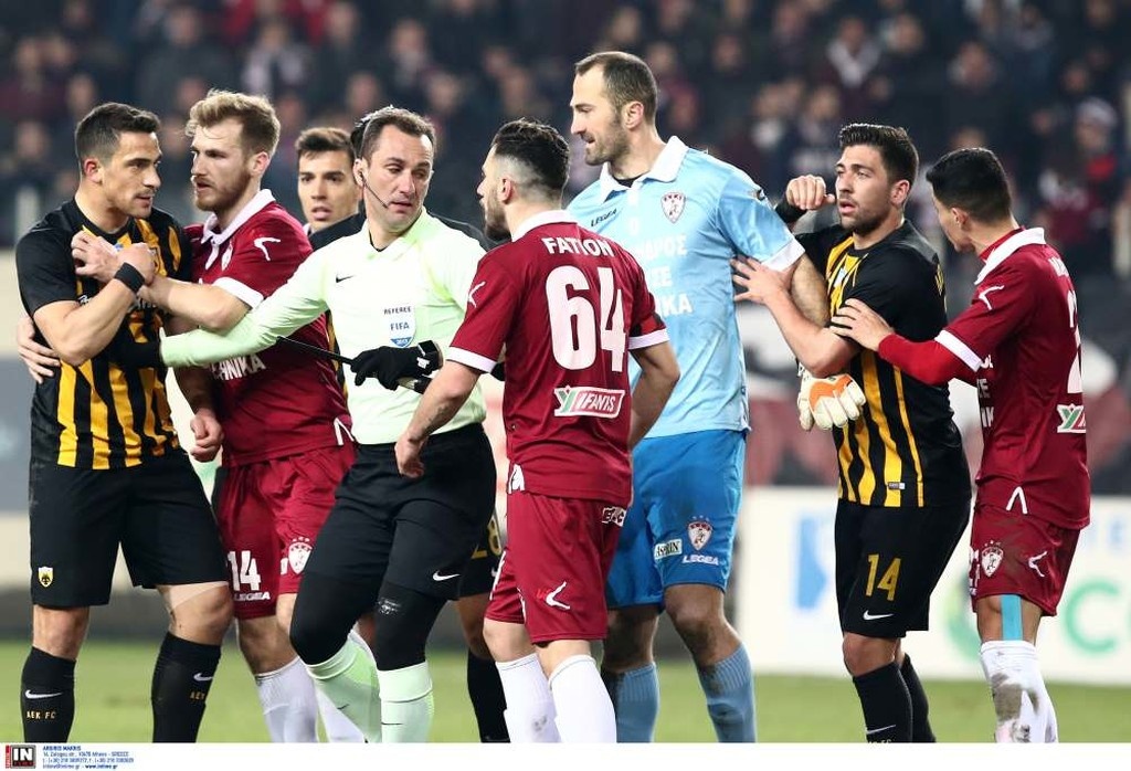 Χαμός στο ΑΕΛ-ΑΕΚ με Ναζλίδη και Βράνιες! (photos)