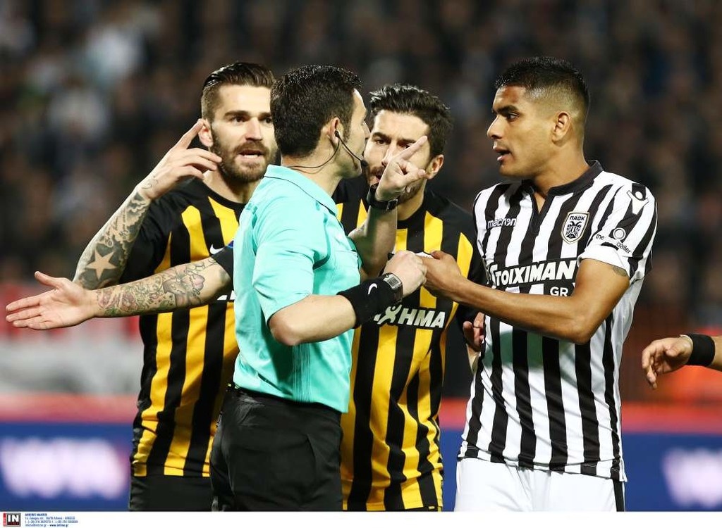 ΠΑΟΚ-ΑΕΚ: Πέφτουν κορμιά στην Τούμπα - Ένταση με Μάτος, αποβολές και πολλά νεύρα! (photos)