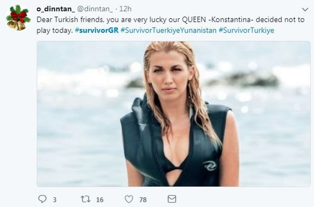 Survivor 2: Όργια στο Twitter από τη «μάχη» Ελλάδας - Τουρκίας (photos)