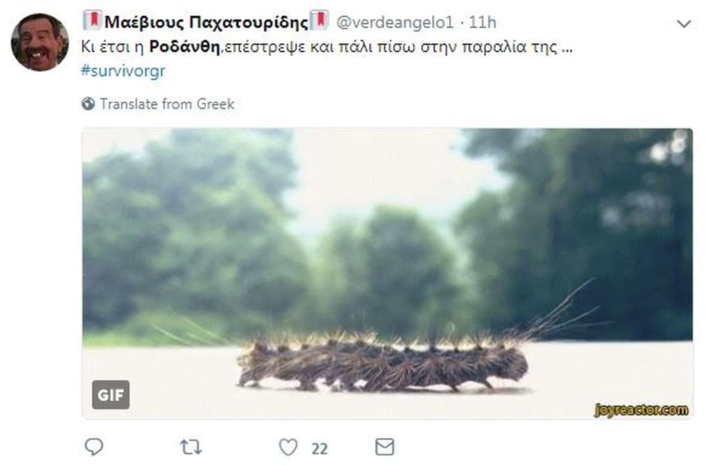 Survivor 2: Επικό τρολάρισμα στο Twitter με την Ροδάνθη που συνεχίσει τις διακοπές! (photos)