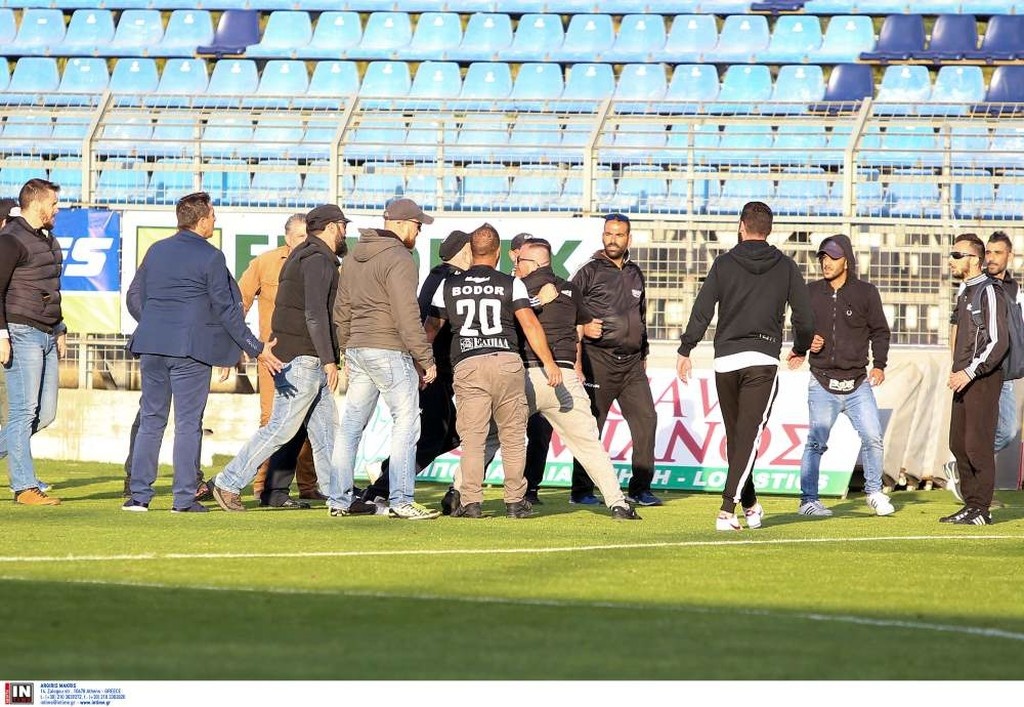 «Ντου» οπαδού του ΟΦΗ στο γήπεδο (video)