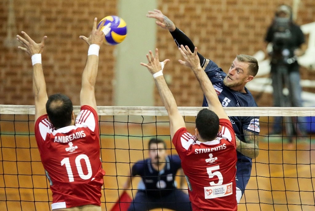 Volley League: Στον τελικό με… σκούπα ο Ολυμπιακός (photos)