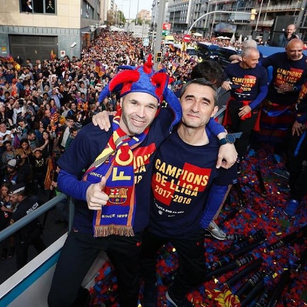 Μπαρτσελόνα: Ασταμάτητο πάρτι για το νταμπλ! (photos+video)