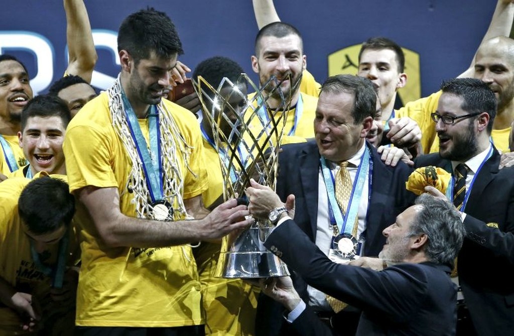 Basketball Champions League: Η απονομή στην ΑΕΚ (videos+photos)