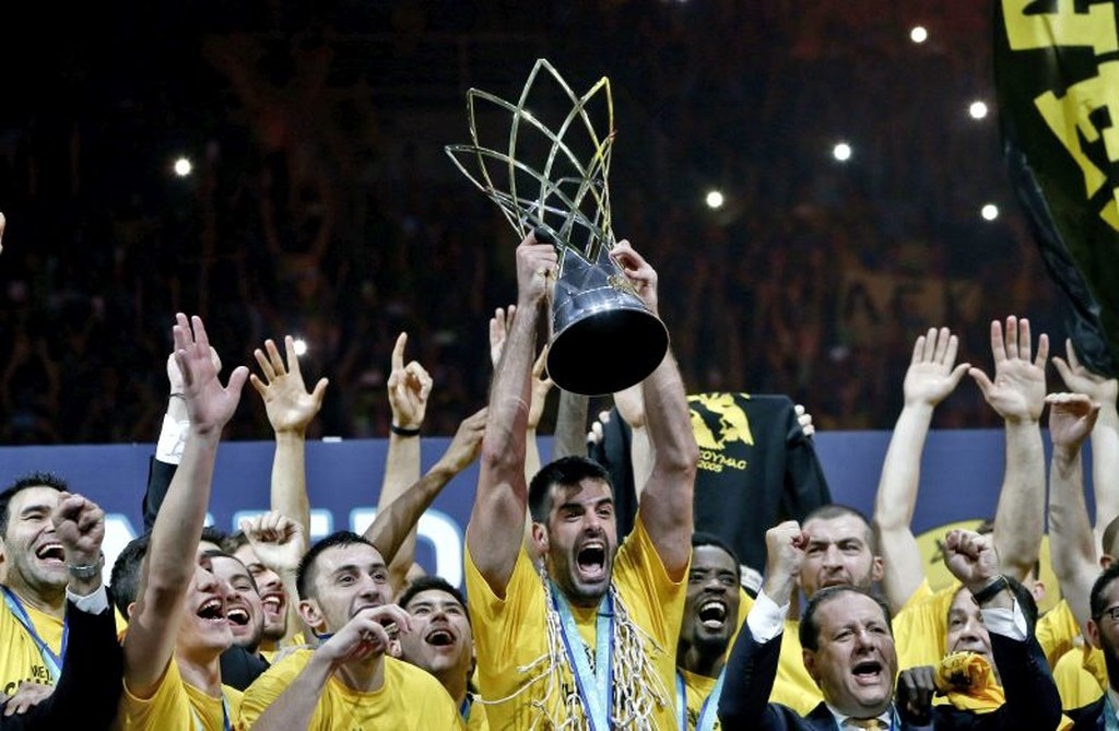 Basketball Champions League: Η απονομή στην ΑΕΚ (videos+photos)