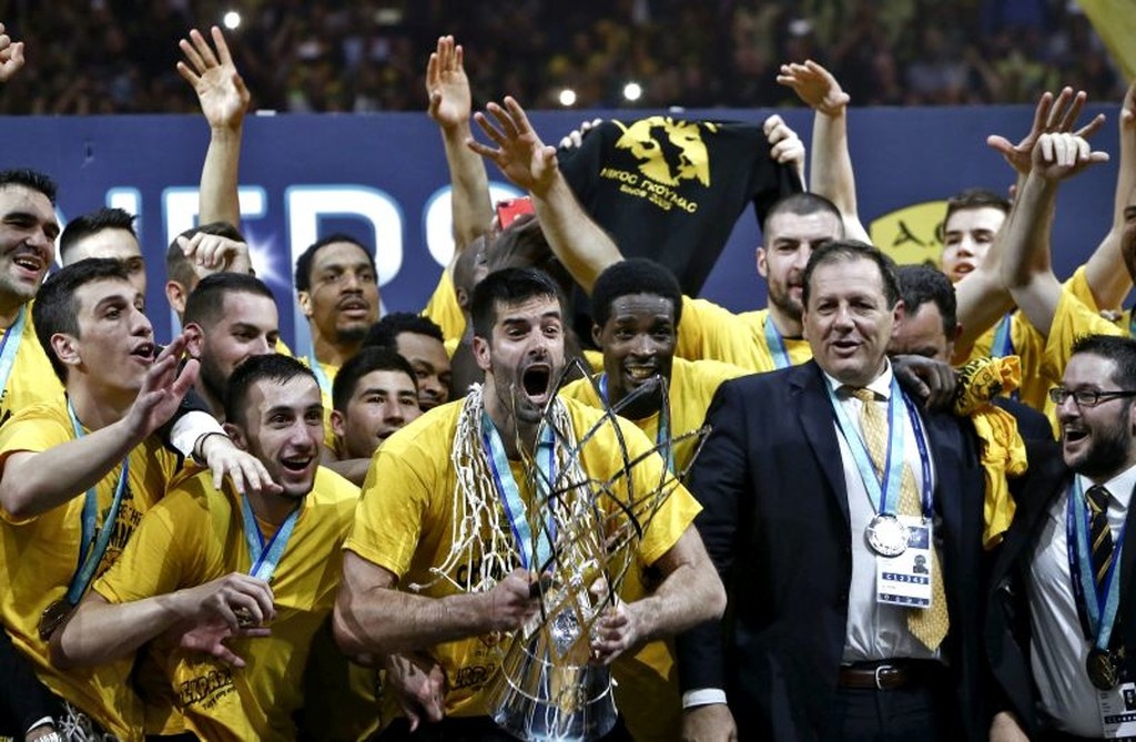 Basketball Champions League: Η απονομή στην ΑΕΚ (videos+photos)