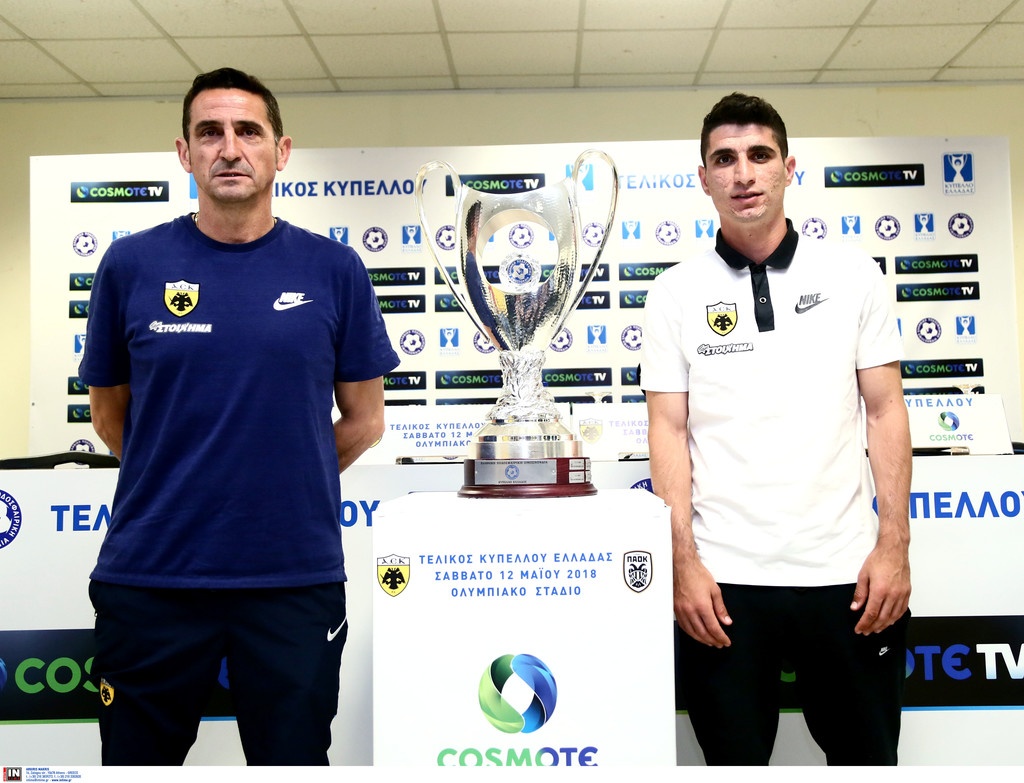 ΑΕΚ-ΠΑΟΚ: Μάνταλος: «Έτοιμοι και για το Κύπελλο Ελλάδας» (photos)