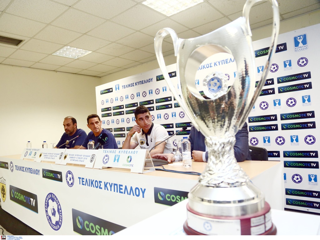 ΑΕΚ-ΠΑΟΚ: Μάνταλος: «Έτοιμοι και για το Κύπελλο Ελλάδας» (photos)