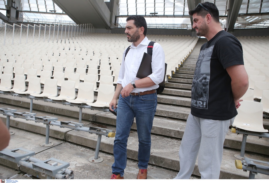 ΑΕΚ-ΠΑΟΚ: Η επιθεώρηση στο ΟΑΚΑ πριν τον μεγάλο τελικό (photos)