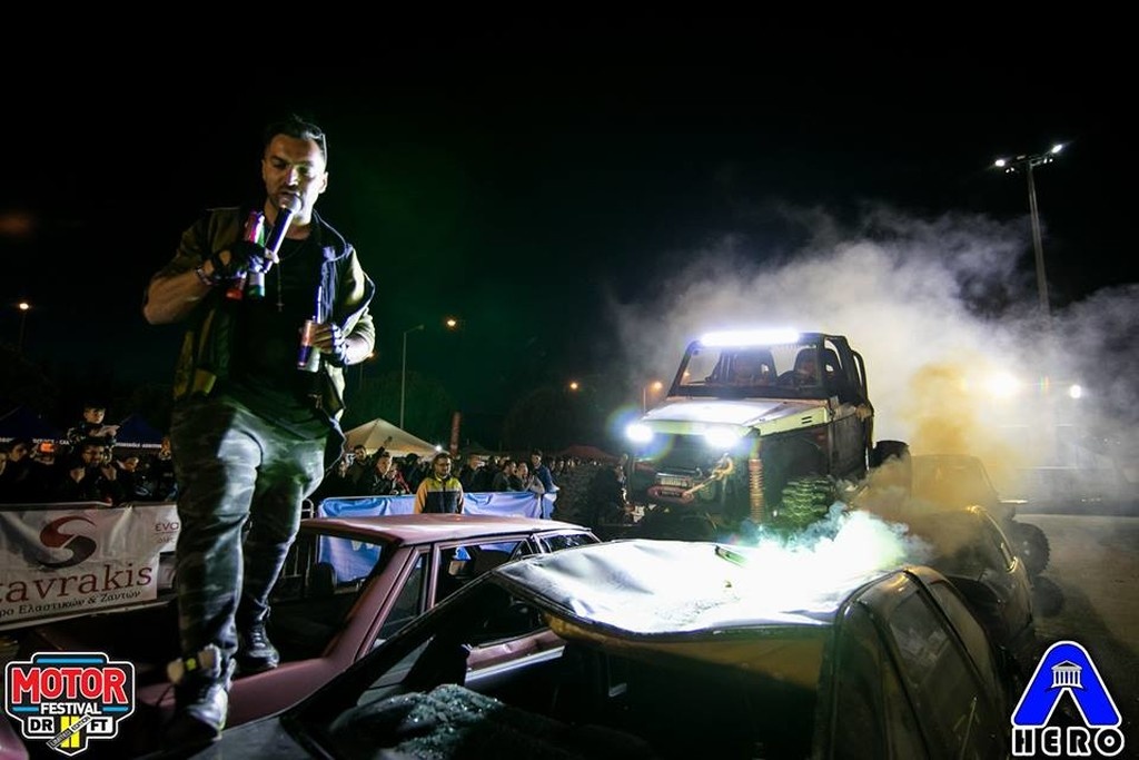 Θέαμα που ξεπερνά κάθε… λογική στο 12ο Motor Festival της Λάρισας!