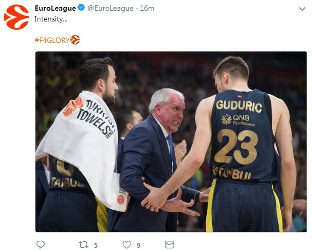 Final Four 2018: Έγινε… μελιτζανί ξανά ο Ομπράντοβιτς (photo)