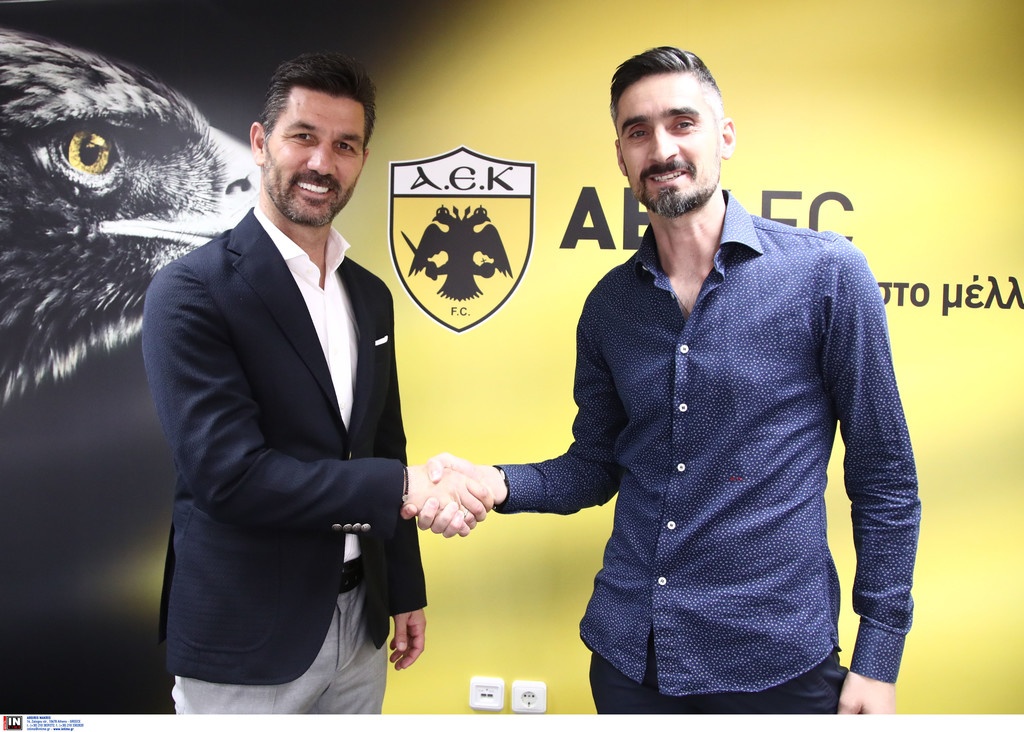 Η παρουσίαση Ουζουνίδη από την ΑΕΚ (photos)