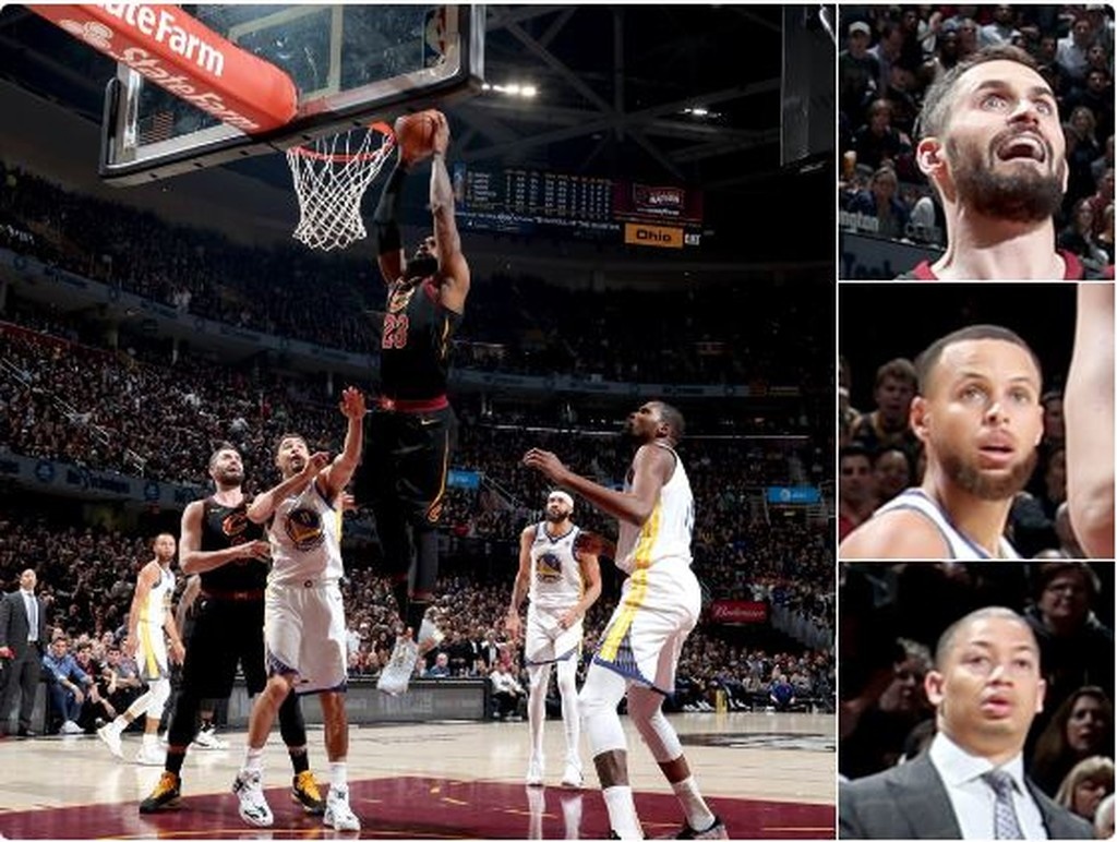 NBA: Η επική καρφωματάρα ΛεΜπρόν που τους σόκαρε όλους! (photo+video)