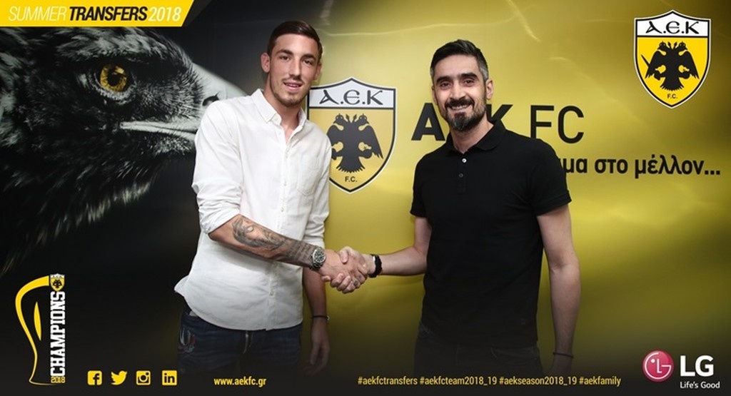 ΑΕΚ: «Έδεσε» Μπάρκα (photos)