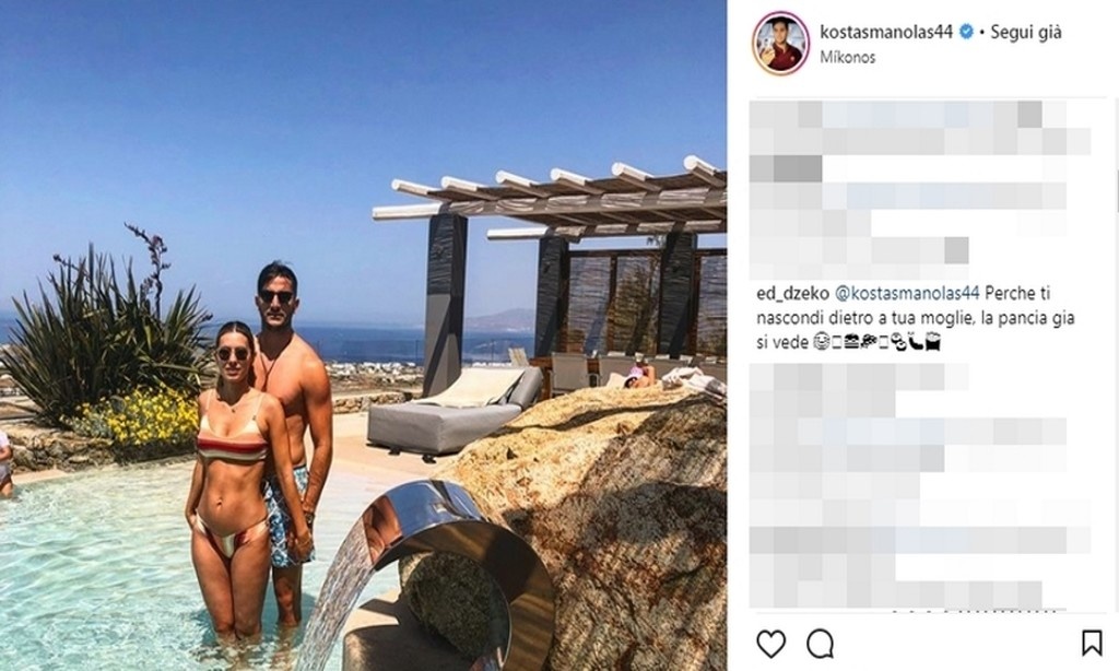 Τρελό τρολάρισμα Τζέκο σε Μανωλά! «Γιατί κρύβεσαι πίσω από τη γυναίκα σου; Φαίνεται η κοιλιά σου!»