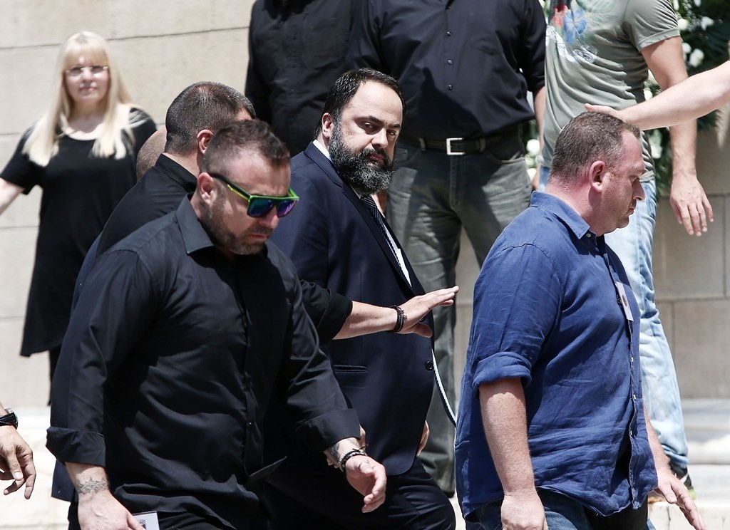 Στη Μητρόπολη για τον Παύλο Γιαννακόπουλο ο Βαγγέλης Μαρινάκης (photos)