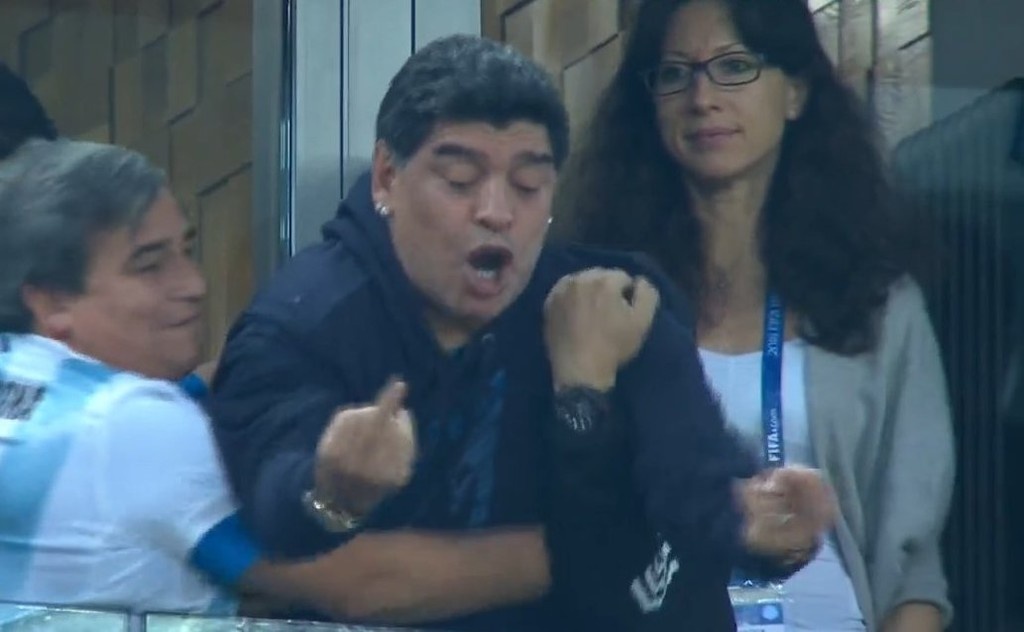 Παγκόσμιο Κύπελλο Ποδοσφαίρου 2018: Το ξέσπασμα του Μαραντόνα