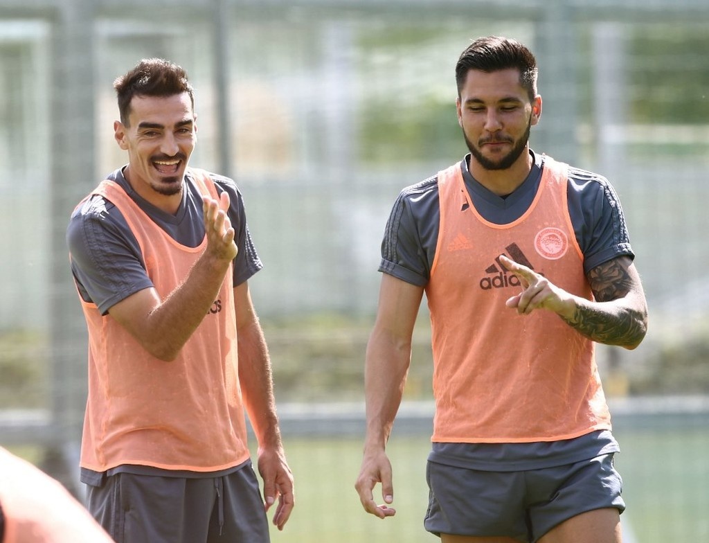 Ολυμπιακός: Η πρώτη για Λάζαρο και άλλους τρεις (photos)