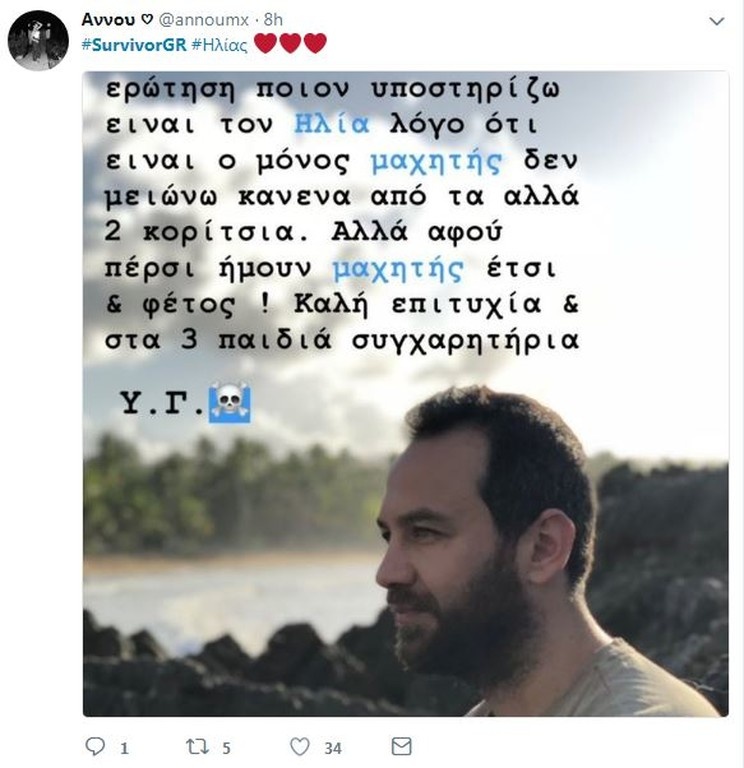 Survivor 2: Επίθεση… στο Twitter για Δαλάκα και Ηλία (photos+tweets)