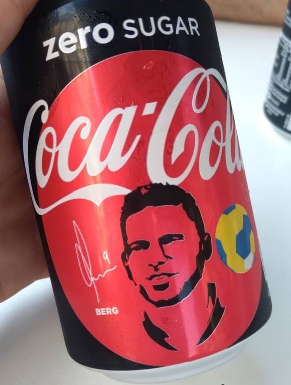 Μουντιάλ 2018: Επικό! Ο Μπεργκ έγινε… κουτάκι γνωστού αναψυκτικού! (photo)