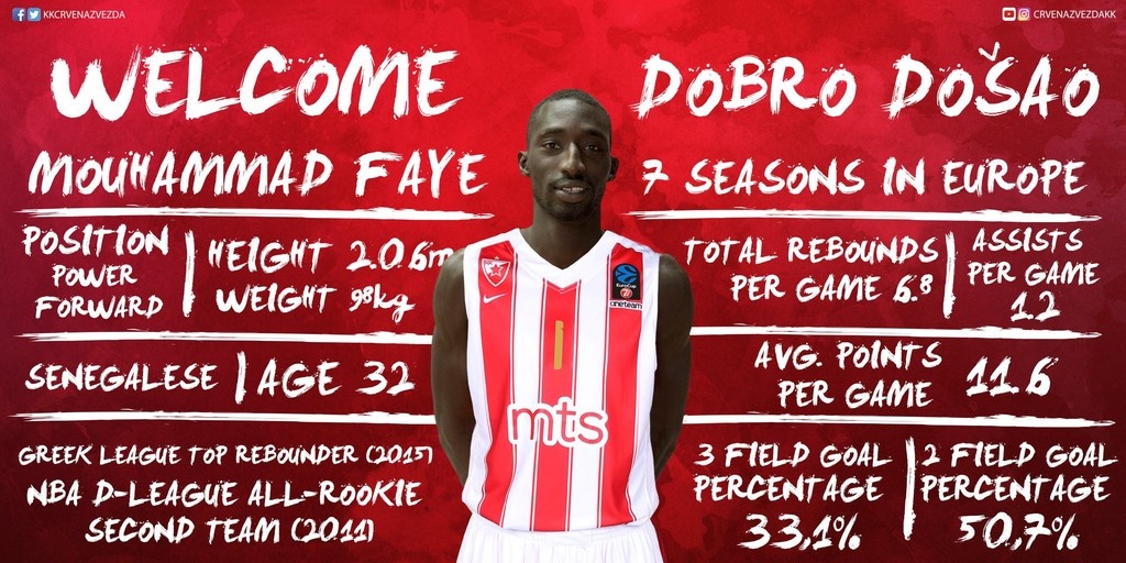 Ερυθρός Αστέρας: Στα «ερυθρόλευκα» ο Φαγέ (photo)