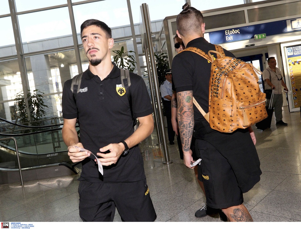 Η αναχώρηση της ΑΕΚ για Γλασκώβη (photos+video)