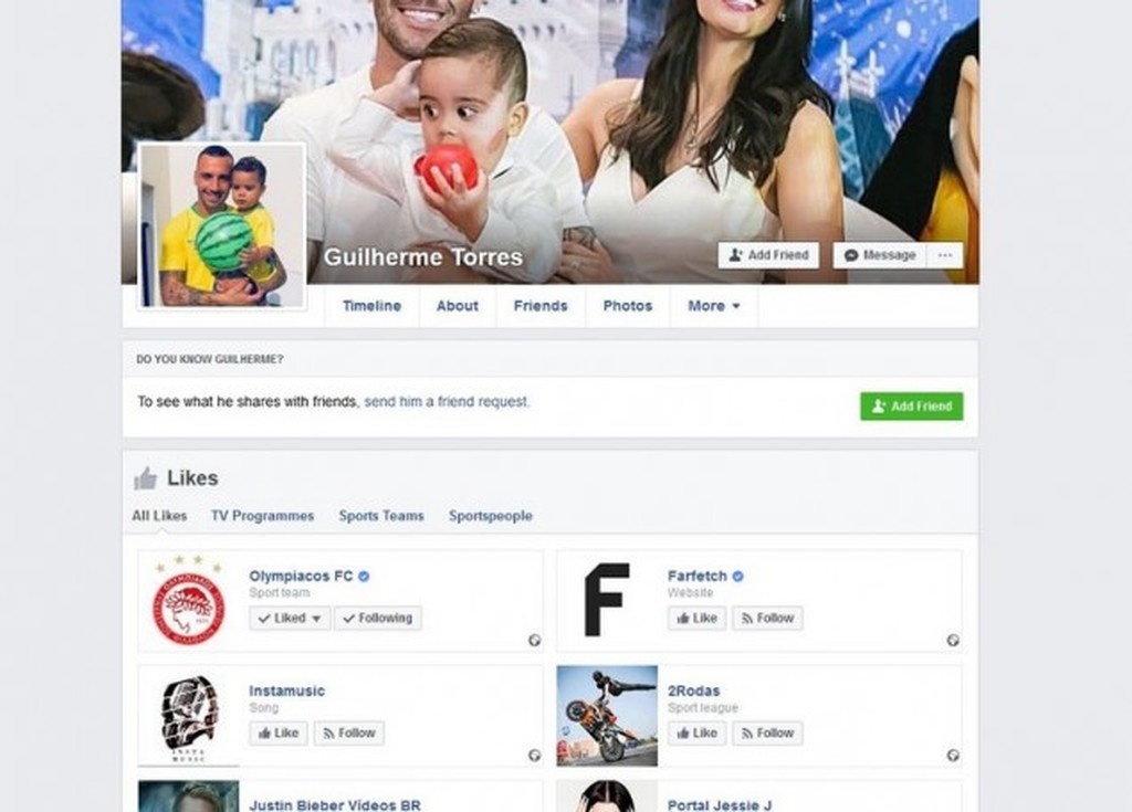 Like στον Ολυμπιακό ο Γκιγιέρμε! (photo)