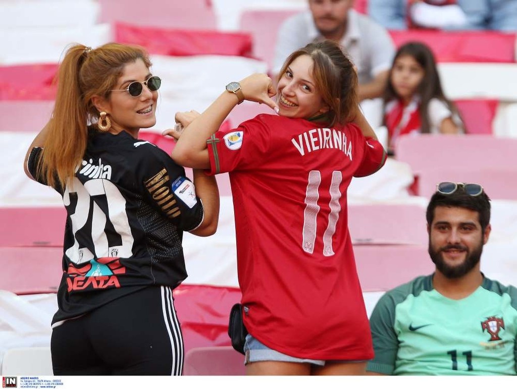 Μπενφίκα-ΠΑΟΚ: Παρουσίες-φωτιά στις εξέδρες! (photos)