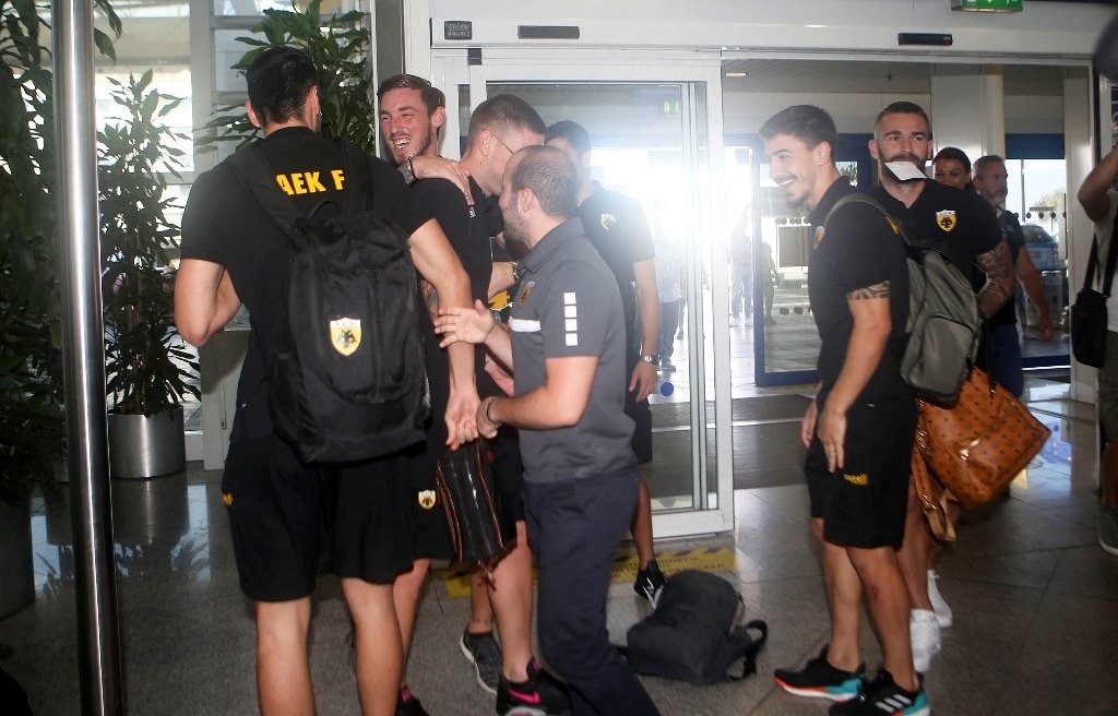 ΑΕΚ: «Πέταξε» για Ουγγαρία (photos)