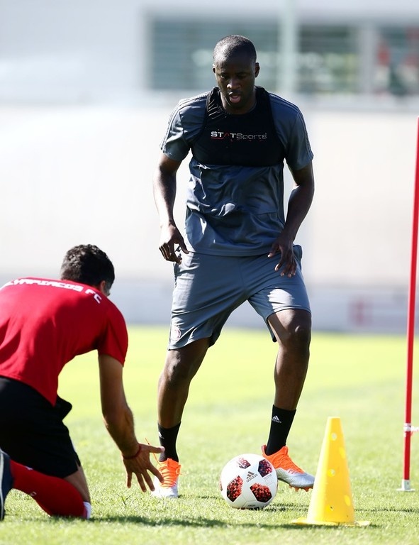 Ολυμπιακός: Σκληρή… δουλειά από Τουρέ (photos)