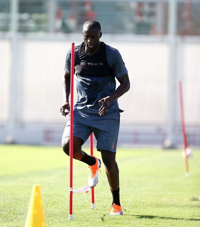 Ολυμπιακός: Σκληρή… δουλειά από Τουρέ (photos)