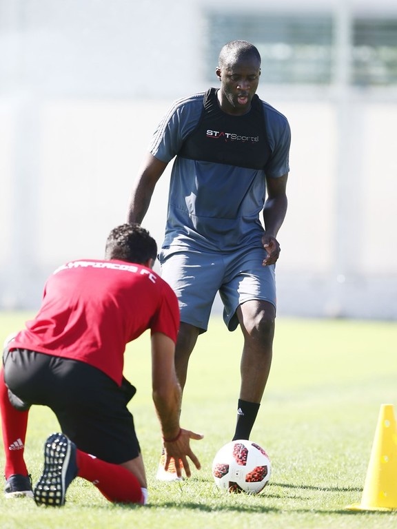 Ολυμπιακός: Σκληρή… δουλειά από Τουρέ (photos)