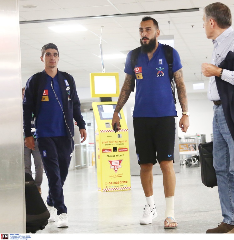 Έφτασε στη Βουδαπέστη η Εθνική (photos)