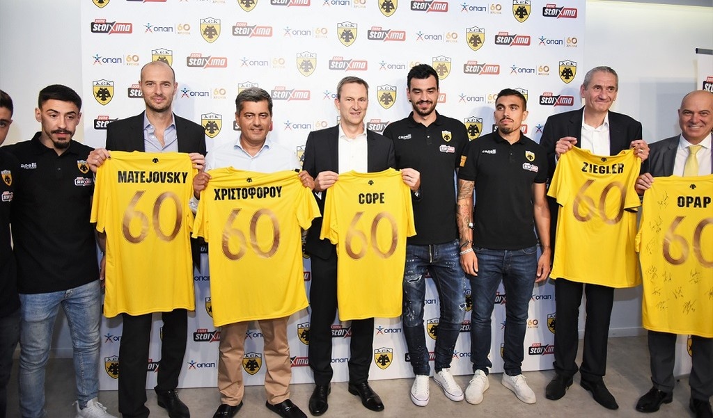 ΟΠΑΠ και ΠΑΕ ΑΕΚ μαζί για την περίοδο 2018-2019 (photos+video)
