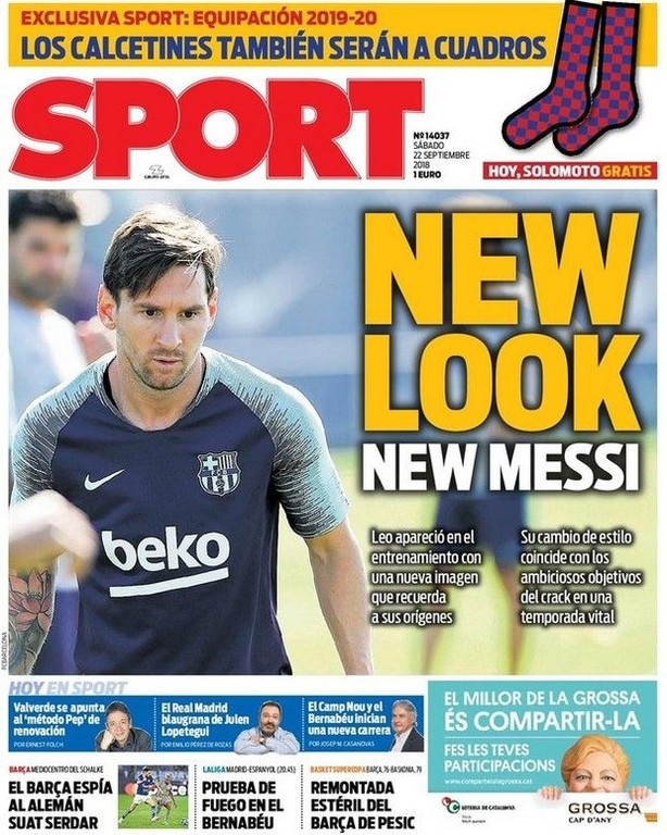 Μεγάλη αλλαγή για τον Λιονέλ Μέσι - Δείτε το νέο λουκ του! (photo)