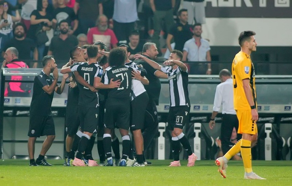 ΠΑΟΚ-ΑΕΚ 2-0: Καρέ-καρέ η γκολάρα του Πρίγιοβιτς και οι πανηγυρισμοί του Λουτσέσκου (photos)
