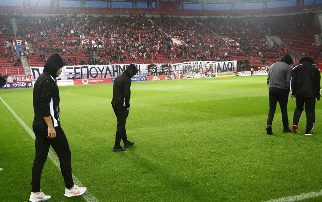 Ολυμπιακός-ΠΑΟΚ: Οι πρώτες εικόνες από το «Γ. Καραϊσκάκης»