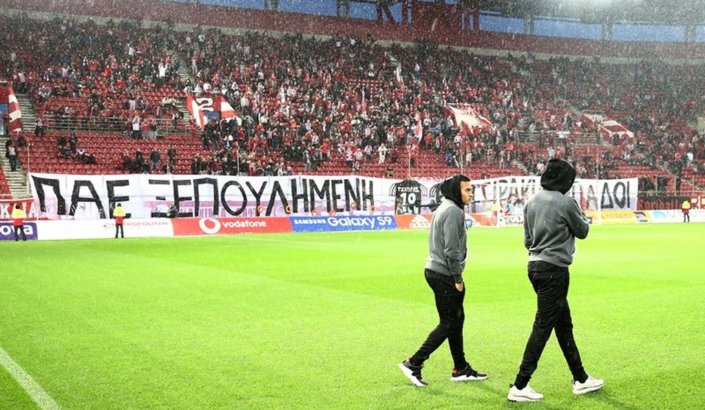 Ολυμπιακός-ΠΑΟΚ: Οι πρώτες εικόνες από το «Γ. Καραϊσκάκης»
