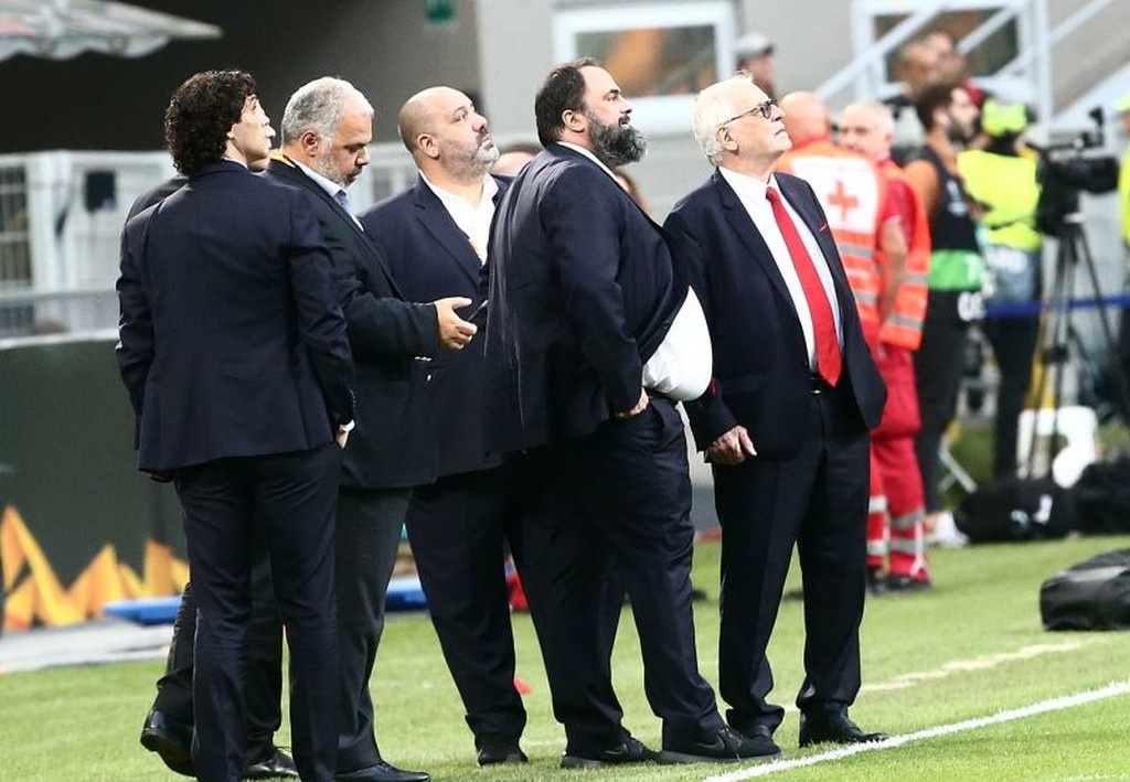 Μίλαν – Ολυμπιακός: Με Μαρινάκη στο «Σαν Σίρο» (photos)