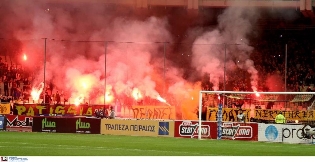 ΑΕΚ-Ολυμπιακός: Επεισόδια στο ημίχρονο στο ΟΑΚΑ! (photos)