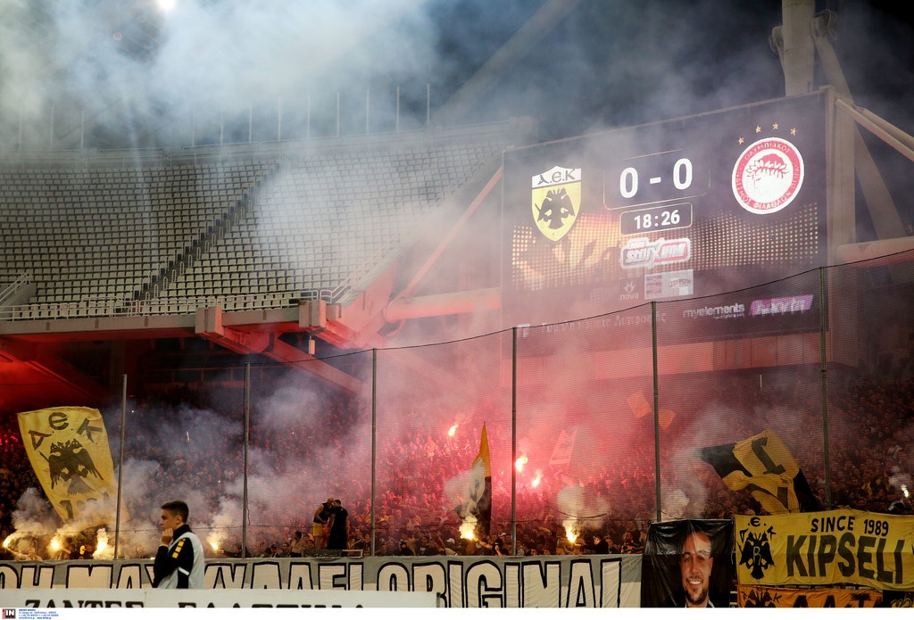 ΑΕΚ-Ολυμπιακός: Επεισόδια στο ημίχρονο στο ΟΑΚΑ! (photos)