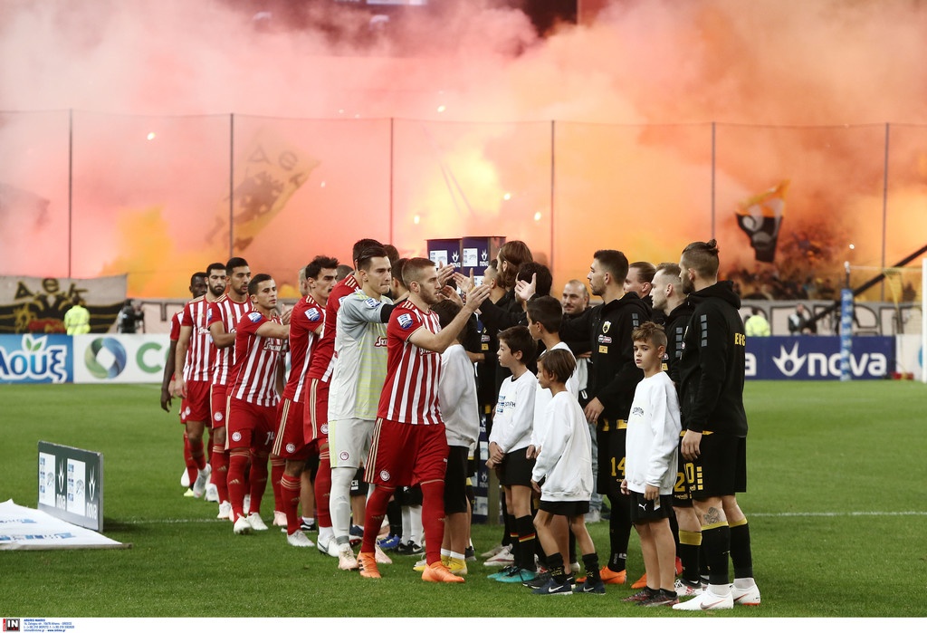ΑΕΚ-Ολυμπιακός: Πήρε «φωτιά» το ΟΑΚΑ (photos, video)