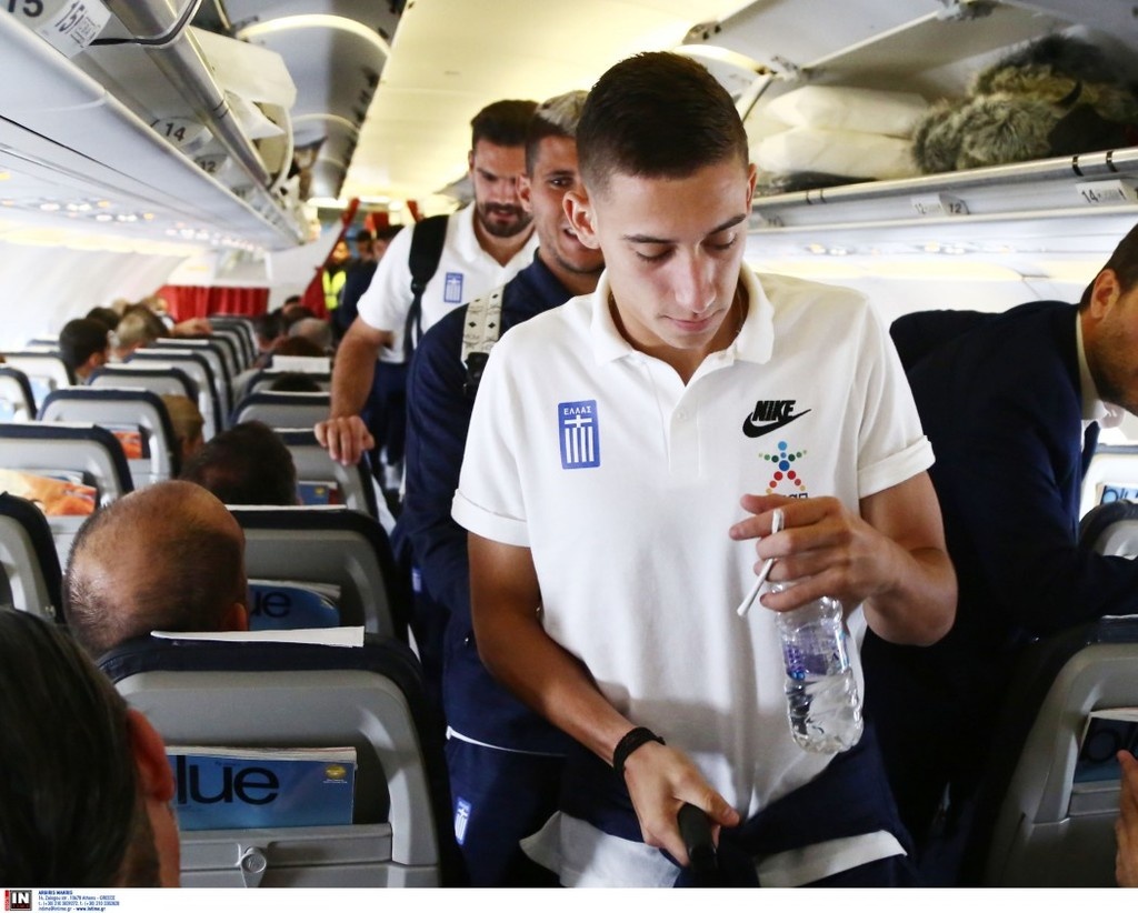 Εθνική Ελλάδας: Η αναχώρηση για τη Φινλανδία (photos)