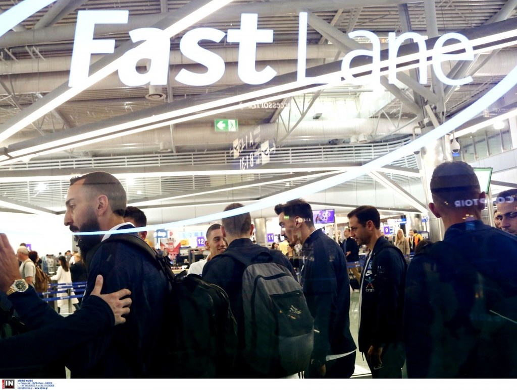 Εθνική Ελλάδας: Η αναχώρηση για τη Φινλανδία (photos)