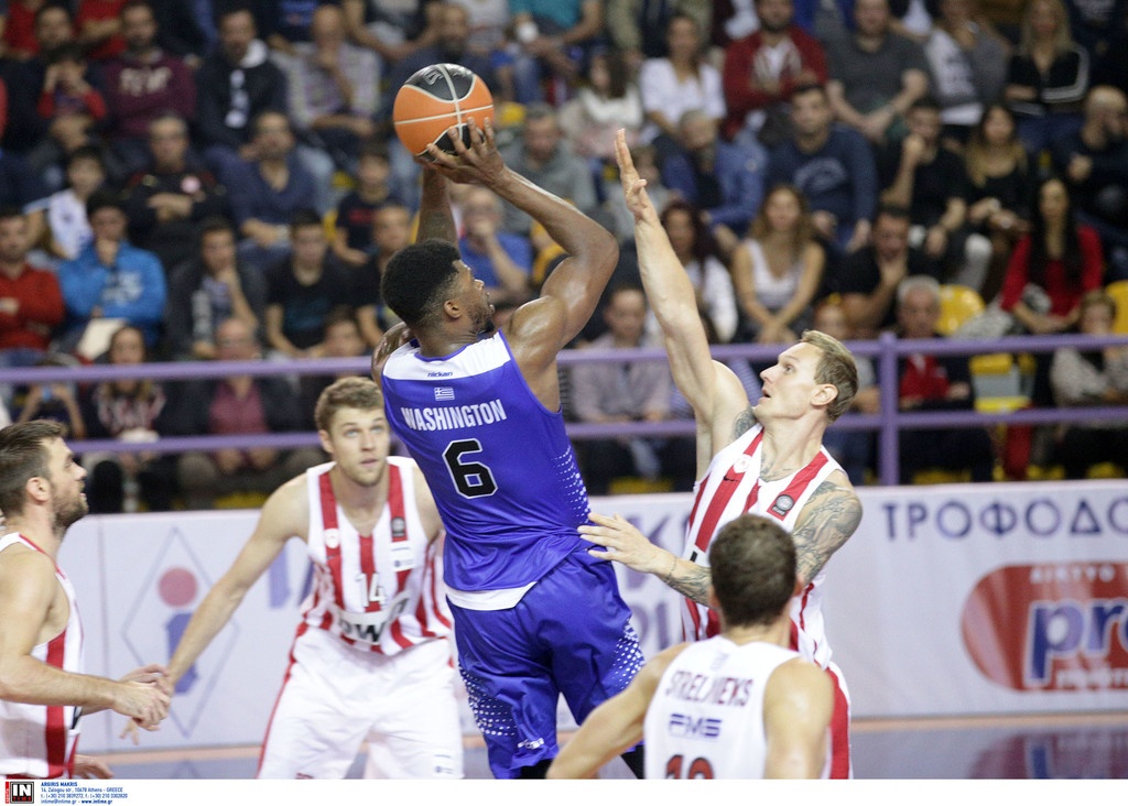 Κύμη-Ολυμπιακός 74-77: Γλίτωσε το… έμφραγμα στη Χαλκίδα!