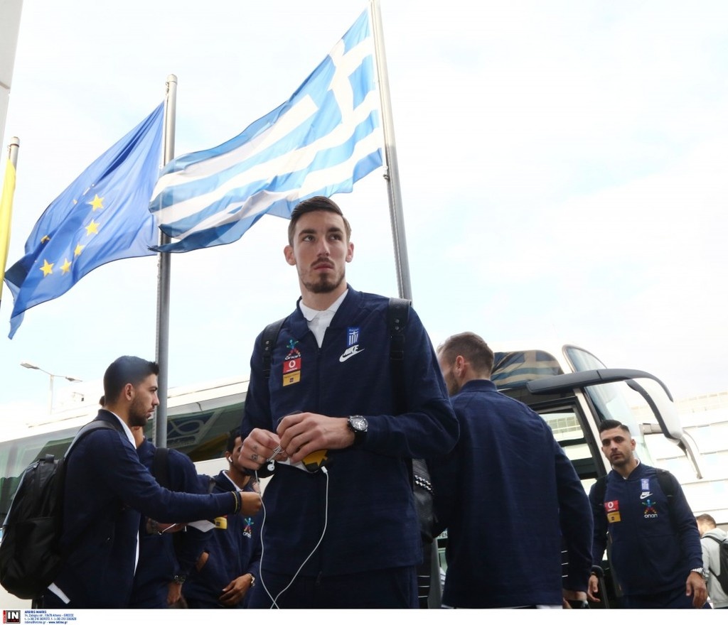 Εθνική Ελλάδας: Η αναχώρηση για τη Φινλανδία (photos)